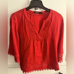 Lauren Ralph Lauren linen top